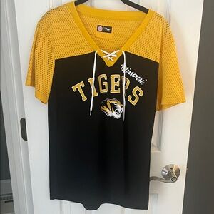 Brand NEW! - Missouri Tigers Black and Yellow Jersey top